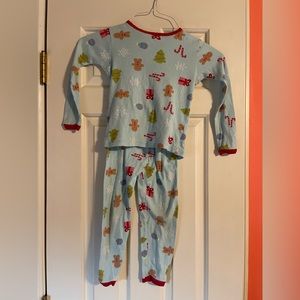 Long sleeve two-piece Christmas pajamas